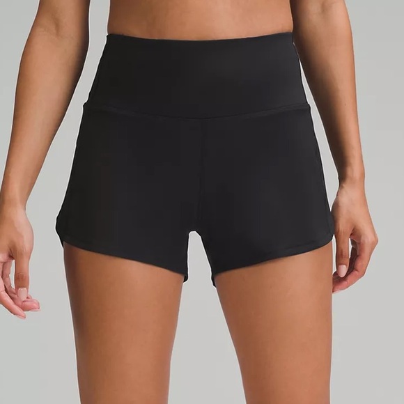 lululemon athletica Pants - Lululemon Speed Up High-Rise Lined Short 4" Black Size 8 BNWT